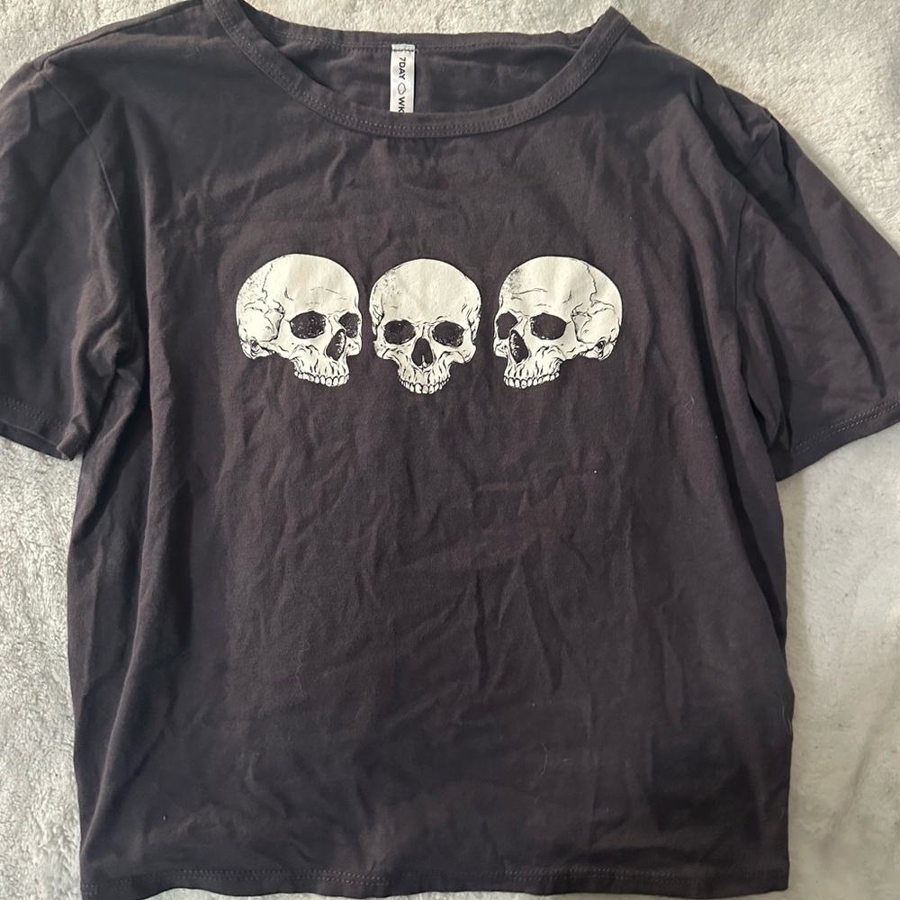 7DAYWKND Skull T Shirt
